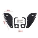 Protecții universale din carbon pentru mâini 22 mm Motocross Enduro ATV Dirt Bike Opritoare pentru mânere împotriva vântului și ploii 5