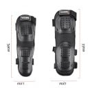 Protecții universale pentru genunchi cu ventilație Motocross Enduro Ciclism Inline Ochelari de protecție cu curele ajustabile Plastic rezistent 2