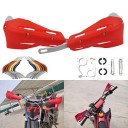 Protecții universale pentru mâini la ghidonul motocicletei 22–28 mm, scuturi colorate rigide cu întărire metalică, protecție 8