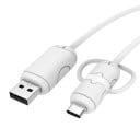 Protection en silicone du connecteur contre la casse Manchon de protection pour câble Type USB-A vers USB-C Prolongation de la durée 2