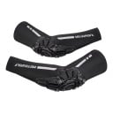 Protections de coudes pour motocyclettes et VTT avec coque de protection moulée dans une manche élastique sur l'avant-bras et le bras en couleur 1