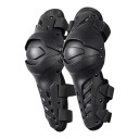 Protections de genoux et de tibias pour moto avec partie de genou surélevée et coque divisée avec ouvertures taille universelle 4