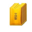 Protective Cases for Cards and Documents Against RFID Scanning Metal Covers with Cut-Out for Easy Card Removal For Travel 6.2 x 19