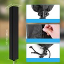 Protective Cover 165 cm for Outdoor Airer or Rotary Drying Rack Waterproof Durable Cover with Zip and Adjustable Buckle Technical Fabric 2