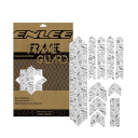 Protective Frame Sticker for Bicycle 38x23x1 cm 3D Film Against Scratches Removable Sticker for Mountain and Road Bike Cycling Accessory 3