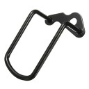 Protector de desviador de bicicleta universal Protector de desviador trasero negro 7,5 × 5,5 × 4,5 cm Fácil de instalar Funda de desviador 1