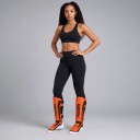 Protectores de espinillas y empeines para adultos tamaño L Longitud 37 cm Cuero PU suave y espuma EVA Kickboxing Boxeo y taekwondo 9