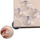 Protectores de esquinas para muebles de PVC blando transparente para proteger a los niños de impactos, dimensiones 2 x 2 x 2,5 cm, juego de 4 piezas 3