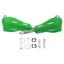 Protectores de manos universales para manillares de motocicleta de 22–28 mm escudos sólidos de colores con refuerzo metálico protección 13