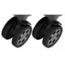 Protectores de silicona para ruedas 5,2 x 1,5 cm 8 uds Fundas protectoras para ruedas con textura volumétrica Cubiertas antirruido 1