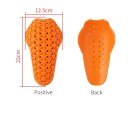 Protège-coudes Orange avec Inserts en Mousse PU Absorption des Chocs Équipement Sportif Moto Cyclisme Ski Patinage 2