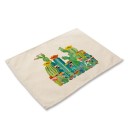 Protéger de table avec motif de cactus 18
