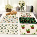 Protéger de table avec motif de cactus 1