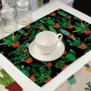 Protéger de table avec motif de cactus 2