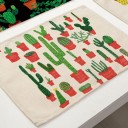 Protéger de table avec motif de cactus 3