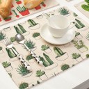 Protéger de table avec motif de cactus 4