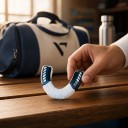 Protetor bucal desportivo com estojo para treino e sparring Muay Thai MMA e boxe Rugby e outros desportos de contacto 13