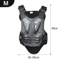 Protetor de peito e costas para adultos tamanho M colete de proteção comprimento das costas 49 cm circunferência da cintura 85–105 cm preto para motocross 4