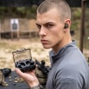 Protetores auditivos eletrónicos intra-auriculares com Bluetooth 5.4 Atenuação NRR 30 dB Cancelamento de ruído e amplificação de som 2