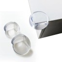 Protetores de canto transparentes e macios em PVC para proteção das crianças contra impactos com dimensões de 2 x 2 x 2,5 cm conjunto de 4 peças para mesas e armários 1