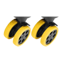 Protetores de silicone para rodas 5,2 x 1,5 cm 8 pcs Capas protetoras para rodas com textura volumosa Coberturas anti-ruído para redução de ruído 5