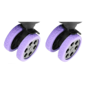 Protetores de silicone para rodas 5,2 x 1,5 cm 8 pcs Capas protetoras para rodas com textura volumosa Coberturas anti-ruído para redução de ruído 6