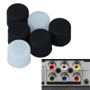 Protezione antipolvere per connettori RCA femmina 10 pz 1