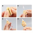 Protezione in silicone per cavo a forma di tartaruga Copertura protettiva per cavi iPhone Plastica morbida Decorazione e protezione del connettore 3