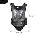 Protezione toracica e dorsale per adulti taglia L giubbotto protettivo lunghezza schiena 57 cm circonferenza vita 94–113 cm nera per motocross 4