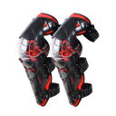 Protezioni per ginocchia da moto da corsa lunghezza 44 cm con cinturino 30 cm costruzione rigida per motocross e guida in off-road 2