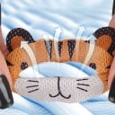 Protichrápací náplasti na ústa pro děti kreslený motiv tygra 30 kusů rozměr 7,4 x 5,4 cm pro dýchání nosem a klidnější noční 2