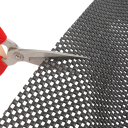 Protiskluzová rohož 150 × 50 cm s oky 5 × 3 mm, PVC síťovinová látka, černá, stříhací, do auta, kufru, pod koberec i nádobí 4