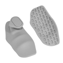 Protiskluzová rukojeť na vzpírání 9,1 × 4,3 cm ergonomický gumový chránič rukou pro posilování 2