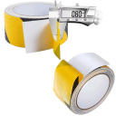 Protiskluzová trakční páska 25 mm x 5 m samolepicí bezpečnostní prvek černožluté provedení na schody podlahy a riziková místa 3