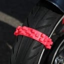 Protiskluzové reťaze na motorku 20 ks Plastové pásky na pneumatiky 50 cm Pre skúter aj bicykel Do snehu a na ľad 5