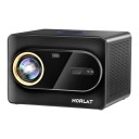 Proyector HORLAT X04TVG con Google TV Android 14 Óptica sellada Alcance 1,5–9 m 24,6 x 20,7 x 16,9 cm Wi-Fi 6 y Bluetooth 5.4 Negro Cine en casa 1