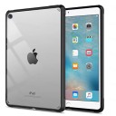 Průhledný kryt na tablet iPad 9,7 palce 5. i 6. generace silikonový rámeček se zesílenými rohy černá barva ochrana displeje i hran 1