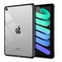 Průhledný kryt na tablet iPad mini 6 silikonový rámeček se zesílenými rohy černá barva ochrana displeje hran i zadní strany 1