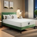 Pružinová matrac na manželské lôžko 140x200x25 cm so 7zónovou studenou penou H3 a prešívaným polyesterovým poťahom s pillow-top vrstvou 2