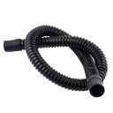Pružná hadice pro akvárium 32 mm x 1,5 m vstupní a výstupní vodovodní hadice s hadicovými sponami černá na filtraci a čerpadlo 1
