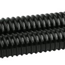 Pružná hadice pro akvárium 40 mm x 1,5 m vstupní a výstupní vodovodní hadice s hadicovými sponami černá na filtraci a čerpadlo 4