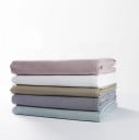 Pružné prestieradlo na kozmetické lehátko s otvorom 90 × 200 cm Potah na masážne lehátko Polyester Bavlna Potah na lehátko do salónu 2