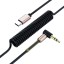 Pružný AUX kábel 3,5 mm jack na USB-C 5