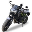 Przedni aerodynamiczny spoiler do Kawasaki Z900 2020–2022 Zewnętrzne krawędzie pod reflektorem Matowa czerń Tuning naked motocykla 2