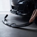 Przedni spoiler zderzaka trójczłonowy lip i dyfuzor z ABS plastu błyszczącego czarnego do BMW serii 1 F20 F21 M-Pack Facelift 2015–2019 5