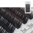Przejrzyste kolorowe sztuczne rzęsy D skręcenie 8–14 mm grubość 0,07 mm Dwukolorowe indywidualne rzęsy do przyklejania Kolorowe objętościowe przedłużenie 3