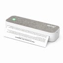 Przenośna drukarka termiczna A4 bez tuszu, Bluetooth i USB, bateria 1500 mAh, 203 DPI, szara, do mobilnego druku dokumentów w podróży 5