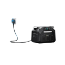 Przenośna elektrownia IEE P1800 1800 W Szczytowa moc 3600 W Pojemność 1024 Wh Bateria LiFePO4 z aplikacją i oświetleniem Czarna Do kempingu i przyczepy 5