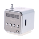 Przenośny cyfrowy głośnik radiowy FM z wyświetlaczem LCD 3 W Odtwarzacz MP3 Karta TF USB Mini odbiornik radiowy Akumulator 600 mAh LED Gniazdo audio 32 GB 10