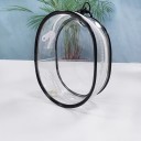 Przezroczysta torba na lalki kompaktowa 13×10×5 cm PVC do przechowywania i transportu lalek, figurek i drobnych zabawek 4